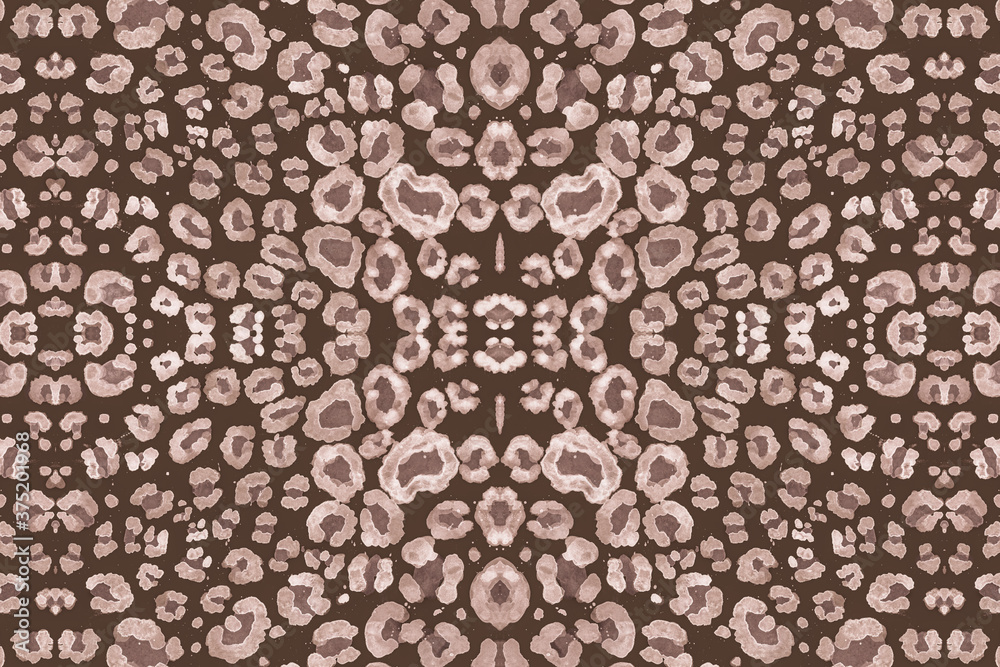 Seamless Leopard Repeat. Brown Giraffe Art Seamless Leopard Repeat. Brown Giraffe Art