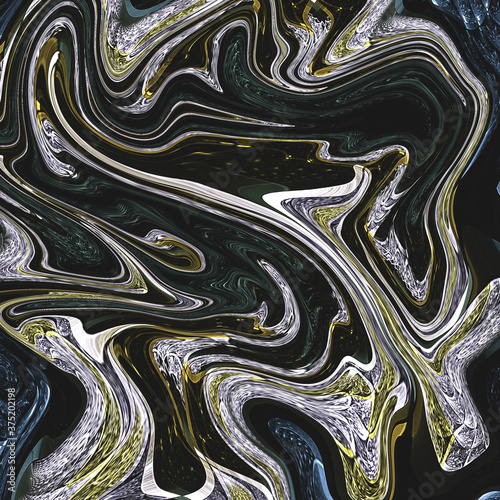 Fototapeta Naklejka Na Ścianę i Meble -  Colored Abstract Background with Liquid Marble Texture