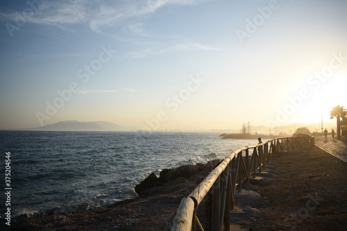 Atardecer en el mar