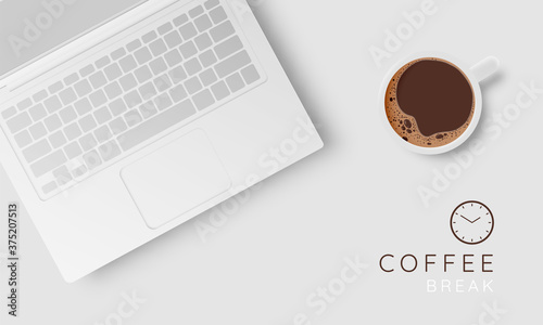 Coffee break background