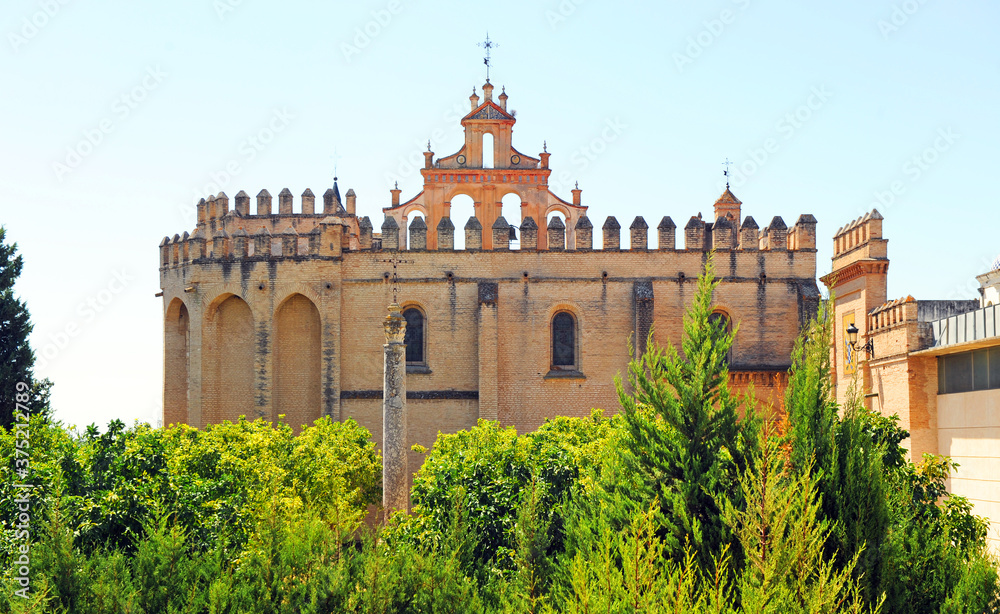 Monasterio de San Isidoro del Campo en Santiponce, provincia de Sevilla, Andalucía, España