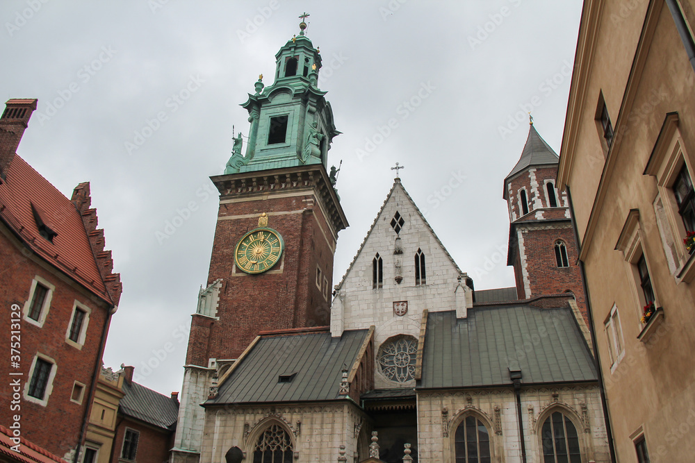 church in old poland city