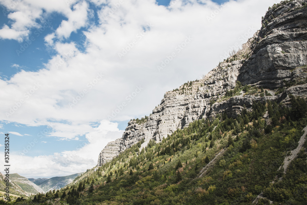 Rocky Mountain Cliff Face, Provo Canyon, Utah Rocky Mountain Cliff Face, Provo Canyon, Utah