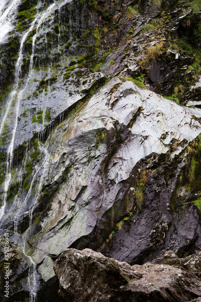 Beautiful Powerscourt Waterfall in Wicklow, Ireland