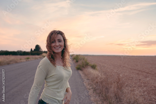 Portrait of a woman on her journey on the 