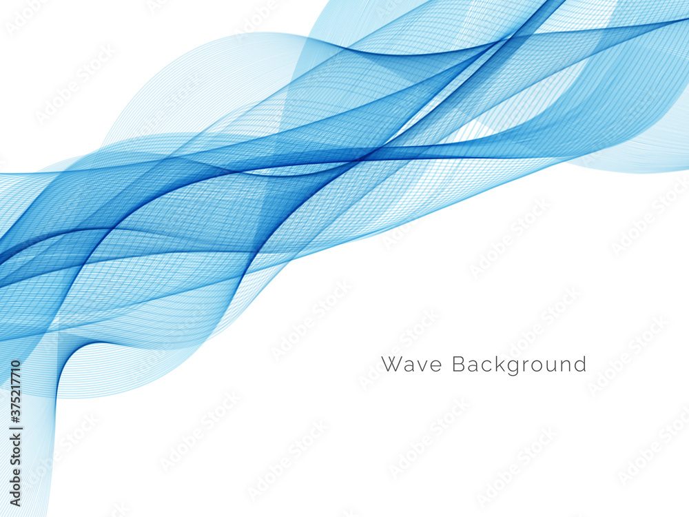 custom made wallpaper toronto digitalBlue wave concept background illustration