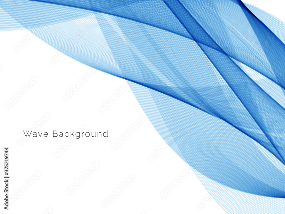 Blue wave concept background illustration Blue wave concept background illustration