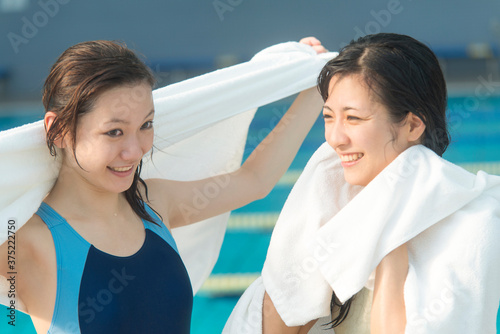 Naklejka 水泳イメージ