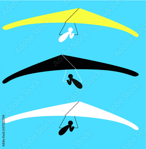 Hang Glider silhouette