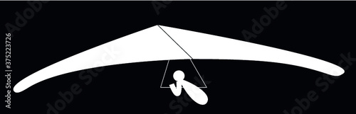 Hang Glider silhouette
