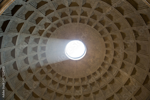 Pantheon Dome with Sunlight