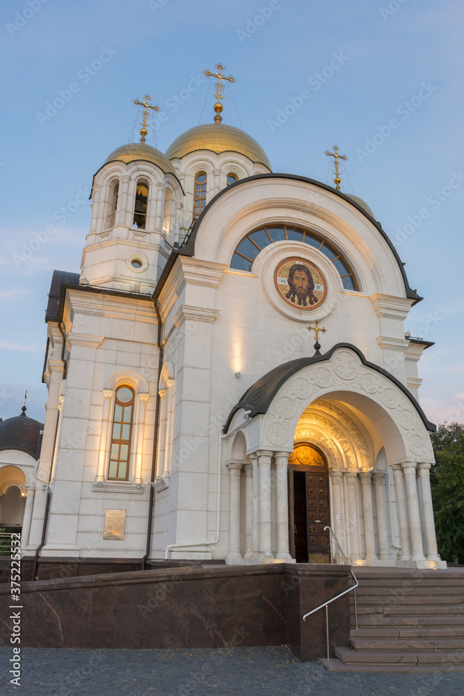 St. George's Church in victory square in Samara