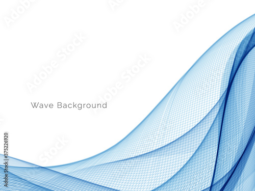 Blue wave stylish dymanic background