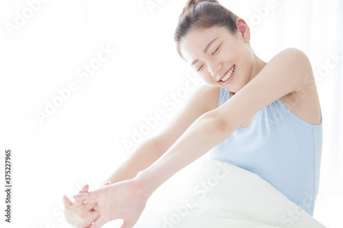 Canvastavla 目覚める女性