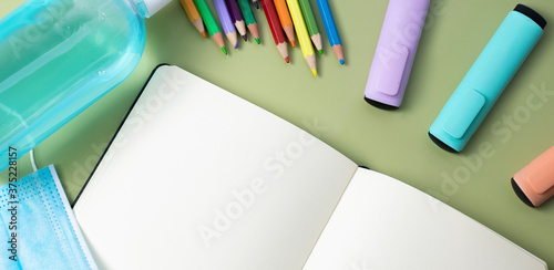 School and health supplies to prevent covid-19