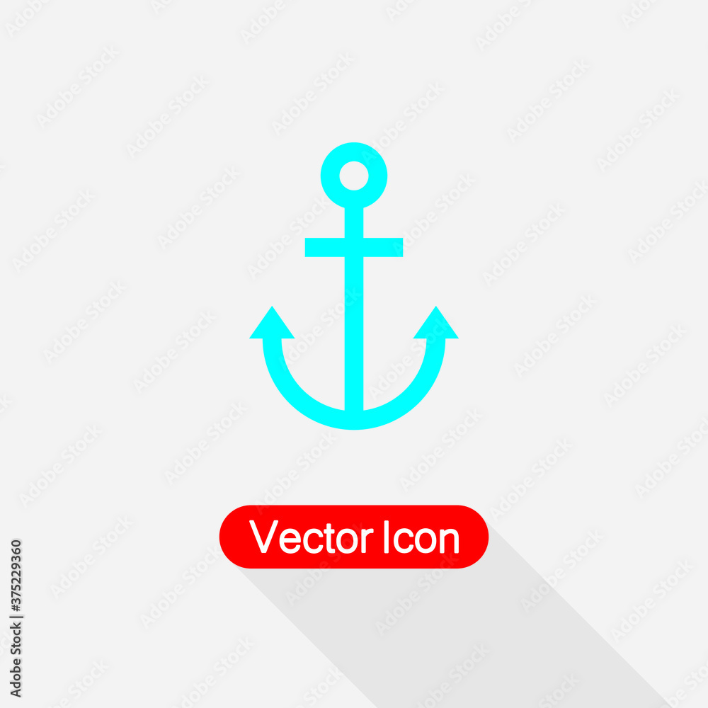 Anchor Icon Vector Illustration Eps10 Anchor Icon Vector Illustration Eps10