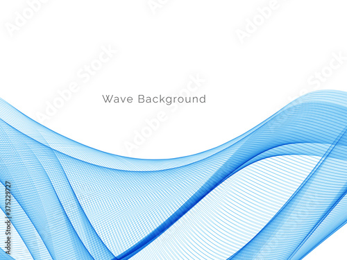 Blue wave stylish dymanic background