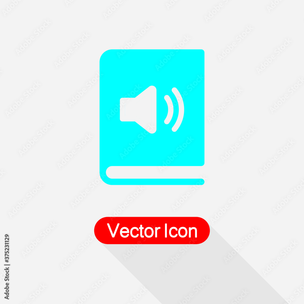 Audio Book Icon Vector Illustration Eps10 Audio Book Icon Vector Illustration Eps10