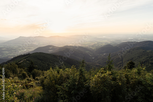 sunrise in the Beskydy mountains, Czech Republic © Jakub