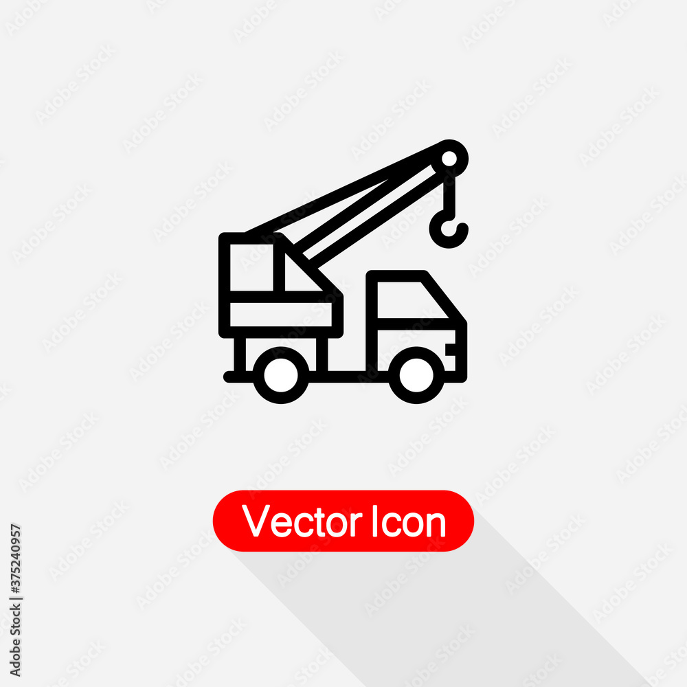Crane Icon Vector Illustration Eps10