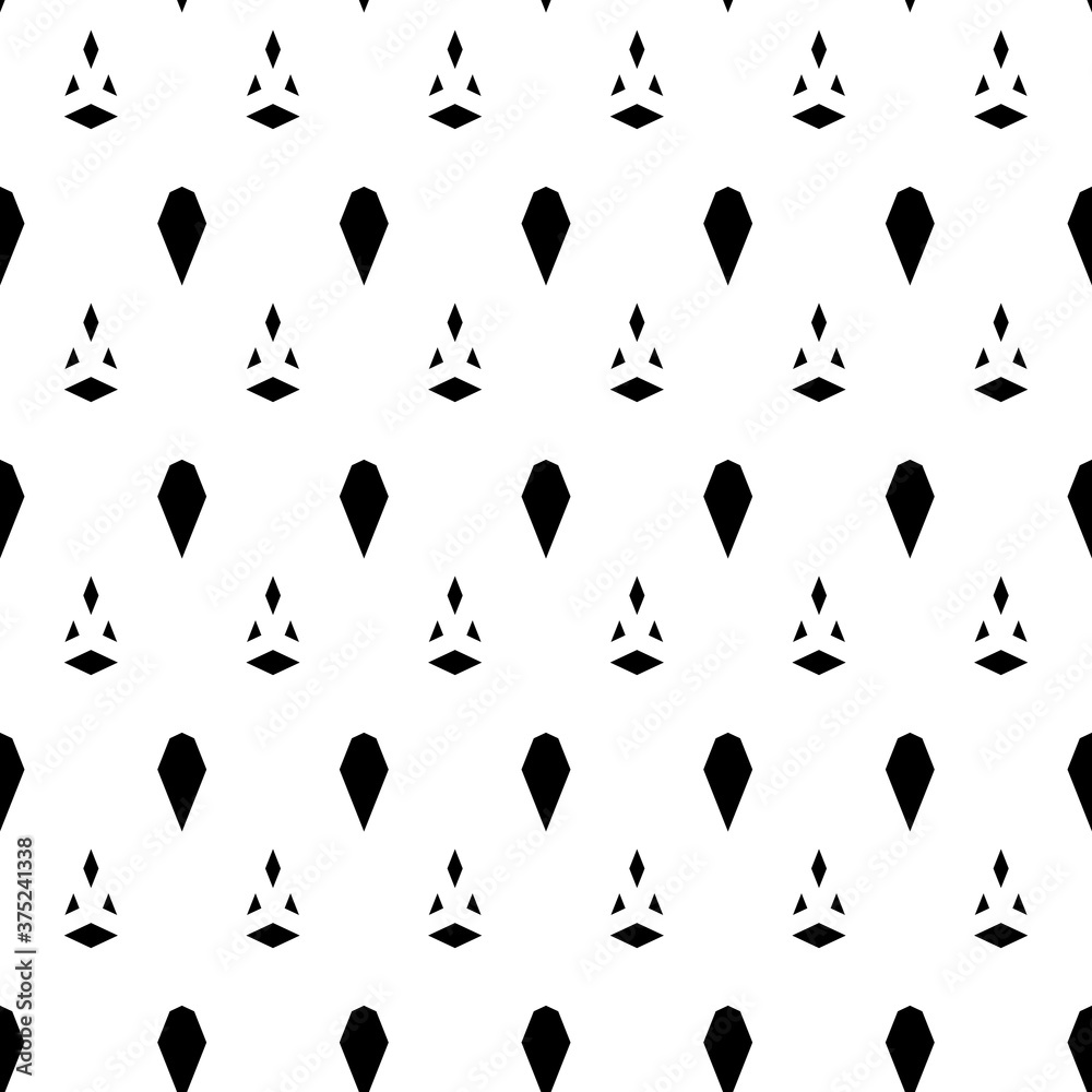 Seamless pattern with kites, diamonds, triangles. Polygons background. Image with repeated geometrical figures. Mosaic motif. Ethic embroidery wallpaper. Ornamental illustration. Digital paper. Vector Seamless pattern with kites, diamonds, triangles. Polygons background. Image with repeated geometrical figures. Mosaic motif. Ethic embroidery wallpaper. Ornamental illustration. Digital paper. Vector
