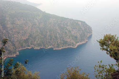 butterfly valley high view canyon fethiye turkey © sayilan