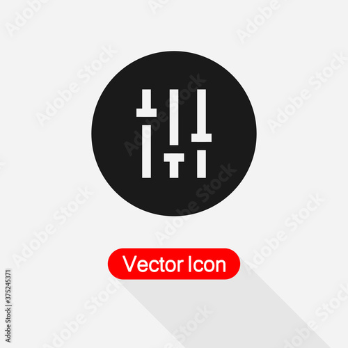 Filter Icon, Settings Icon Vector Illustration Eps10