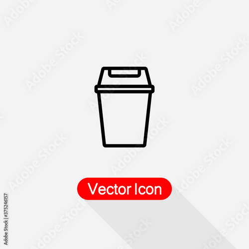 Garbage Icon Vector Illustration Eps10