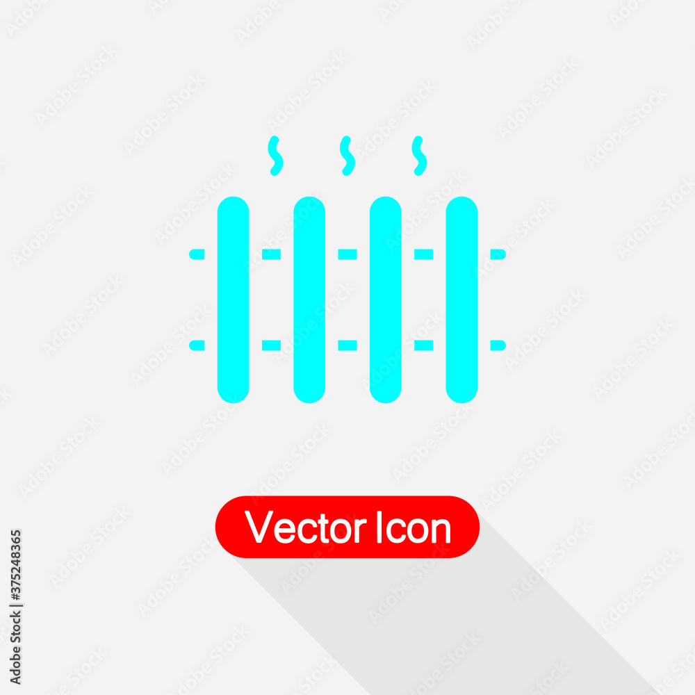 Heater Icon Vector Illustration Eps10 Heater Icon Vector Illustration Eps10