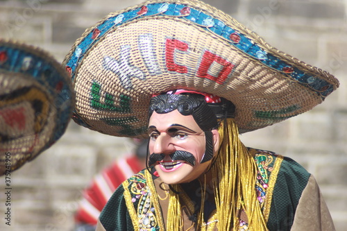 Folkloric dance from "El Quiché" Guatemala, Mexicans dance