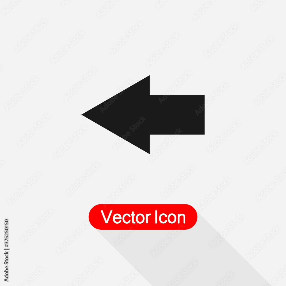 Left Arrow Icon Vector Illustration Eps10 Left Arrow Icon Vector Illustration Eps10