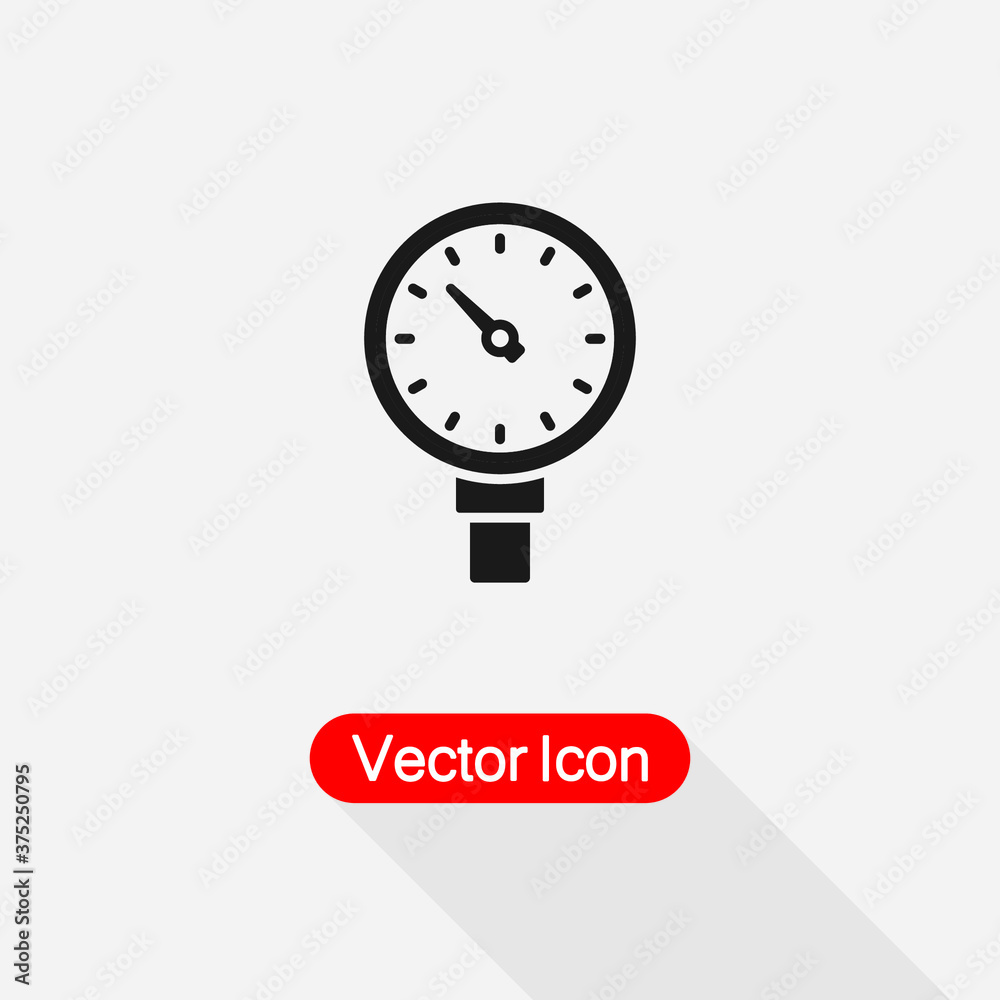 Manometer Pressure Icon Vector Illustration Eps10 Manometer Pressure Icon Vector Illustration Eps10