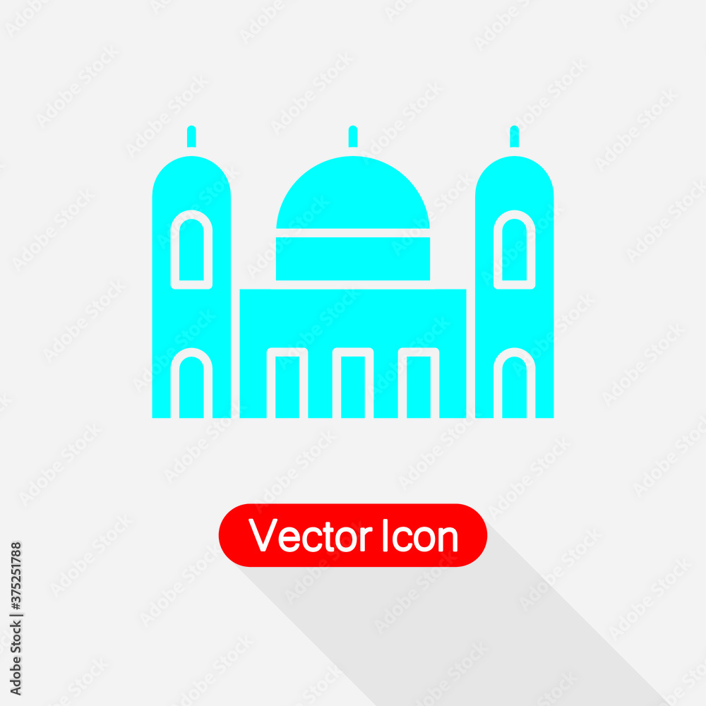 Mosque Icon Vector Illustration Eps10