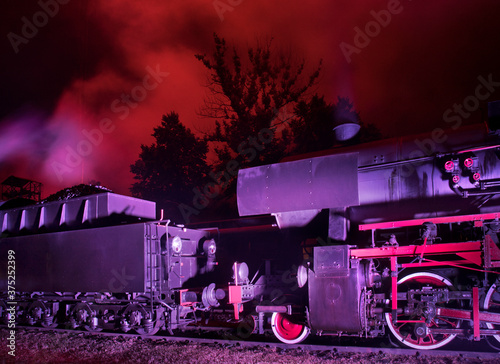 Railway skansen in Chabowka. Poland photo