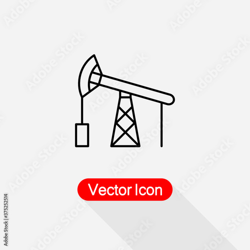 Oil Pump Icon, Oil Pump Logo Vector Illustration Eps10