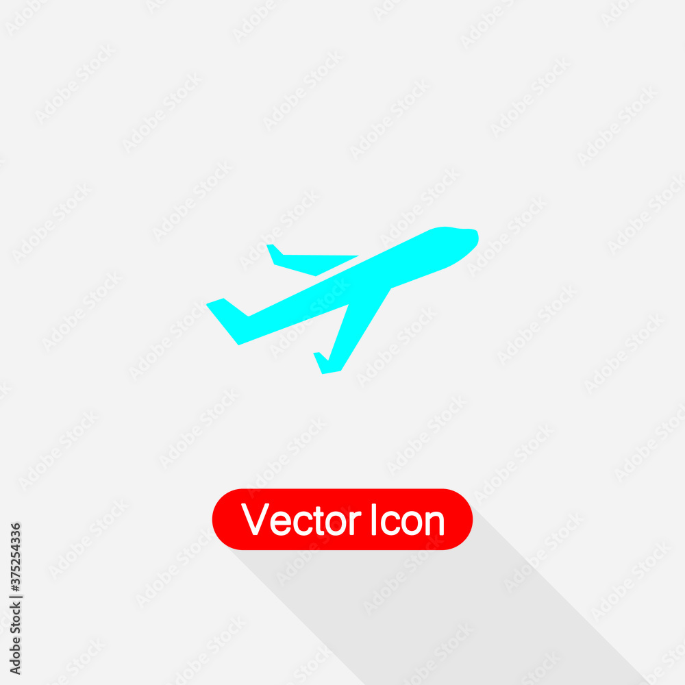 Plane Icon Vector Illustration Eps10 Plane Icon Vector Illustration Eps10
