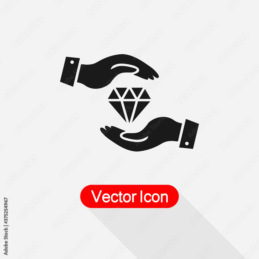Protect Diamond Icon Vector Illustration Eps10 Protect Diamond Icon Vector Illustration Eps10