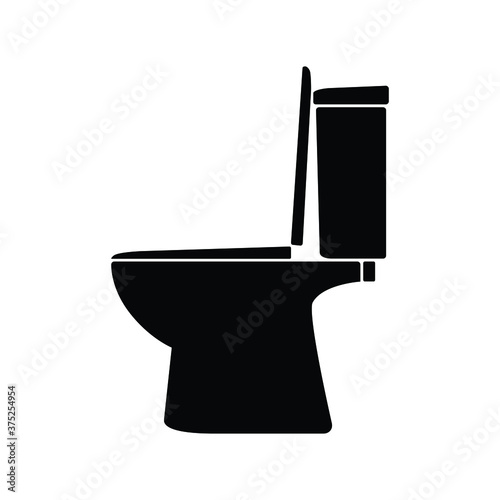 Toilet seat icon, vector illustration