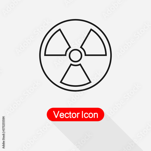 Radioactive Icon Vector Illustration Eps10