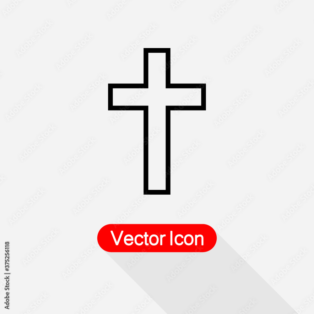 Religion Cross Icon Vector Illustration Eps10 Religion Cross Icon Vector Illustration Eps10