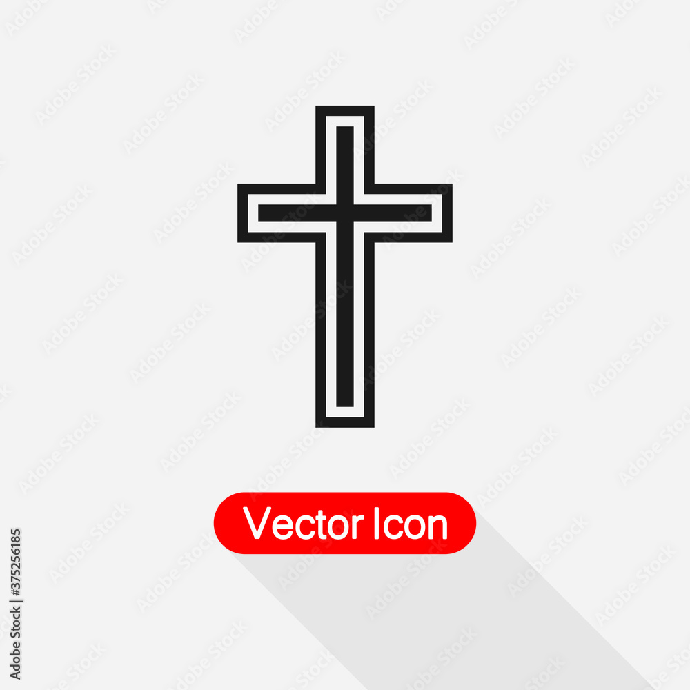 Religion Cross Icon Vector Illustration Eps10 Religion Cross Icon Vector Illustration Eps10