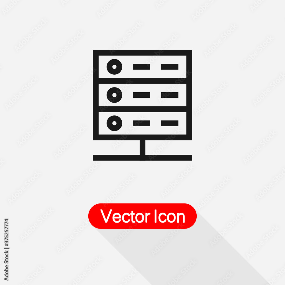 Server Icon Server less Architecture Icon Vector Illustration Eps10 Server Icon Server less Architecture Icon Vector Illustration Eps10