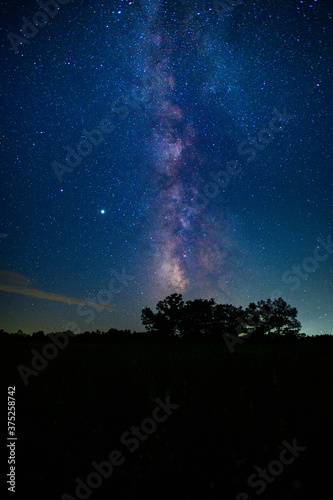 Milky Way Over Big Meadows on a Summer Night in Shenandoah National Park