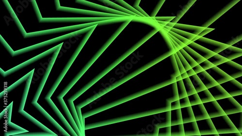 abstract background with green lines - rectangle dinamic twister color