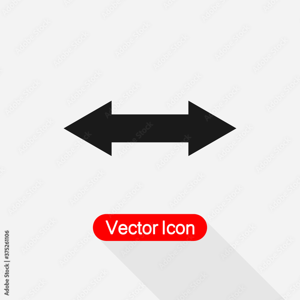 Two Side Arrow Icon, Left Arrow And Right Arrow Icon Vector Illustration Eps10 Two Side Arrow Icon, Left Arrow And Right Arrow Icon Vector Illustration Eps10