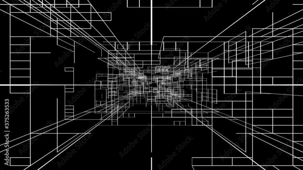 テクノロジー 空間 イメージ 背景 ループ テクノロジー 空間 イメージ 背景 ループ