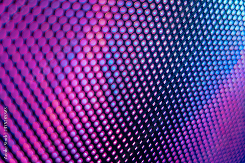 CloseUp LED blurred screen. LED soft focus background. abstract background ideal for design.