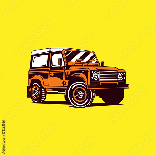 Creative car off road with variant color