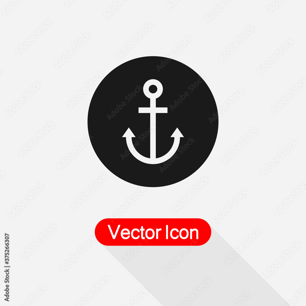 Anchor Icon Vector Illustration Eps10 Anchor Icon Vector Illustration Eps10