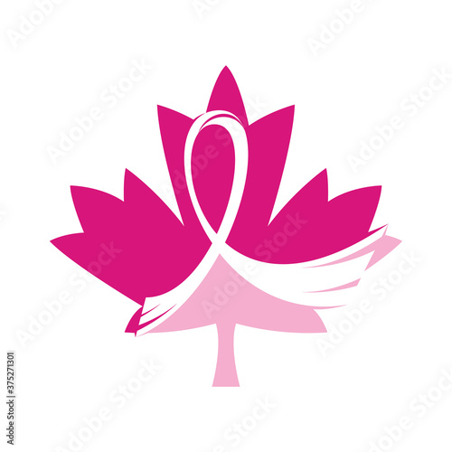 Breast Cancer October Awareness Month Campaign Background. pink ribbon breast cancer Vector illustration design.